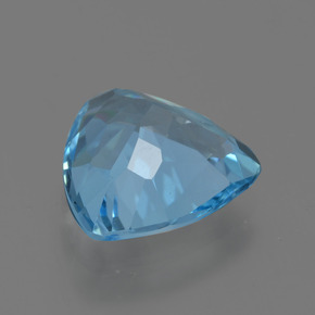 Topaze bleue naturelle trillion, 3,39 ct, VS