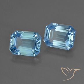 Shop natural 5.26ct Bleu Suisse Topaze gems, Octogone / coupe Émeraude, from Brésil at GemSelect. In stock, global shipping!
