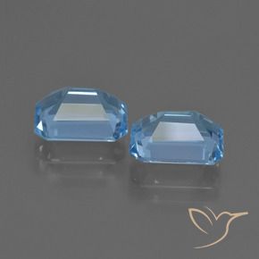 Shop natural 5.15ct Bleu Suisse Topaze gems, Octogone / coupe Émeraude, from Brésil at GemSelect. In stock, global shipping!