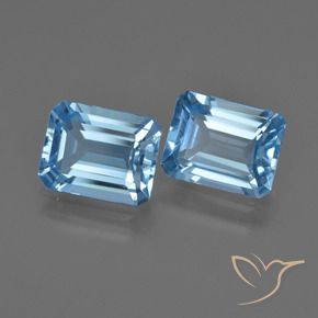 Shop natural 5.14ct Bleu Suisse Topaze gems, Octogone / coupe Émeraude, from Brésil at GemSelect. In stock, global shipping!