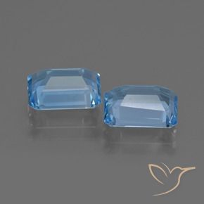 Shop natural 5.14ct Bleu Suisse Topaze gems, Octogone / coupe Émeraude, from Brésil at GemSelect. In stock, global shipping!