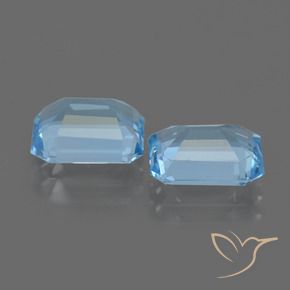 Shop natural 4.87ct Bleu Suisse Topaze gems, Octogone / coupe Émeraude, from Brésil at GemSelect. In stock, global shipping!