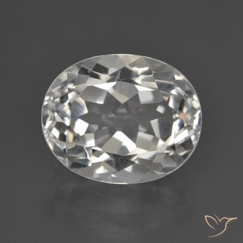 4.87ct Naturel Blanc chaud Topaze, ovale, VS