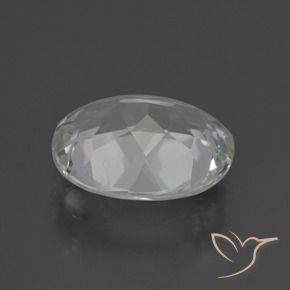 Topaze Blanc chaud naturelle ovale, 3.85 ct, VS