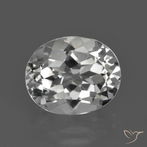 4.86ct Naturel Blanc chaud Topaze, ovale, VS