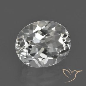 Topaze Blanc chaud naturelle ovale, 4.86 ct, VS