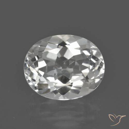 4.79ct Naturel Blanc chaud Topaze, ovale, VS