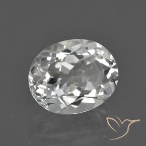 Topaze Blanc chaud naturelle ovale, 4.79 ct, VS