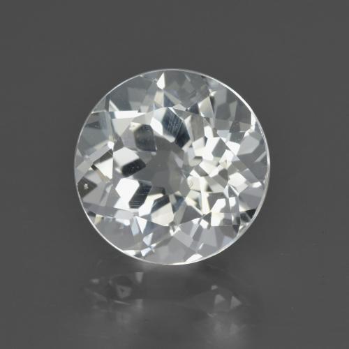 Topaze blanc naturelle coupe roude, 4,63 ct, VS