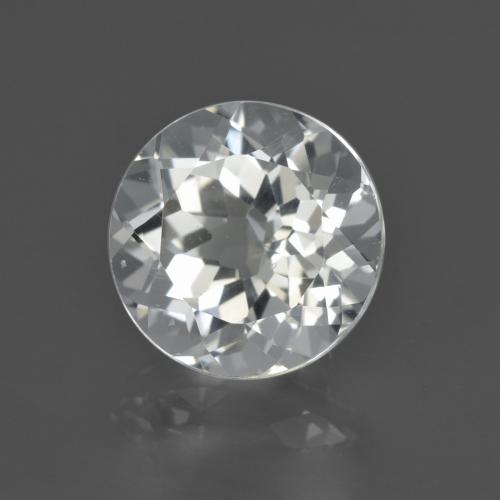 Topaze blanc naturelle coupe roude, 4,63 ct, VS