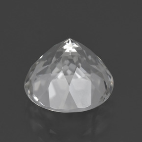Topaze blanc naturelle coupe roude, 4,76 ct, VVS