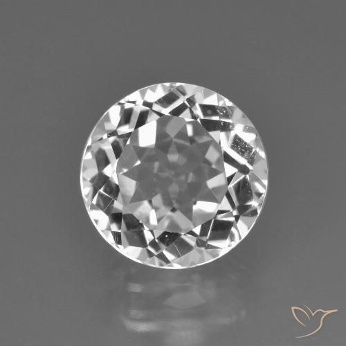 4.02ct Naturel Blanc clair Topaze, Tour, VS