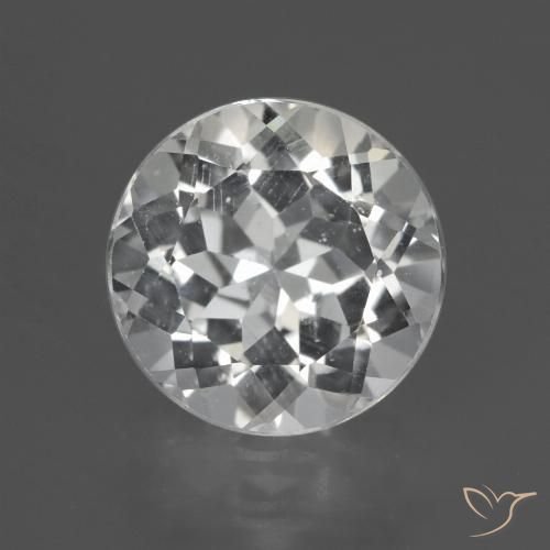 3.66ct Naturel Blanc clair Topaze, Tour, VVS-VS
