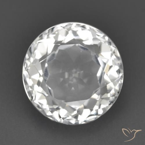 3.57ct Naturel Blanc clair Topaze, Tour, VVS
