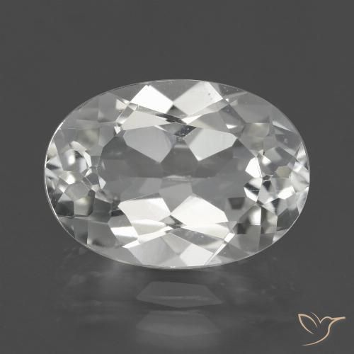 5.12ct Naturel Blanc chaud Topaze, ovale, VS