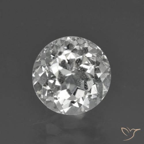 3.49ct Naturel Blanc chaud Topaze, Tour, VS-SI