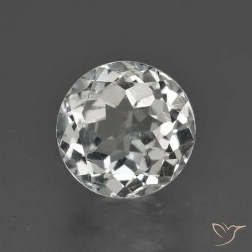 3.15ct Naturel Blanc chaud Topaze, Tour, VS