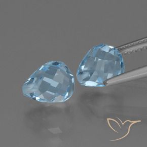 Shop natural 4.96ct Bleu ciel Topaze gems, Briolette, from Brésil at GemSelect. In stock, global shipping!