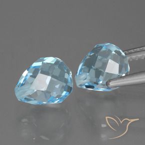 Shop natural 5.29ct Bleu ciel Topaze gems, Briolette, from Brésil at GemSelect. In stock, global shipping!