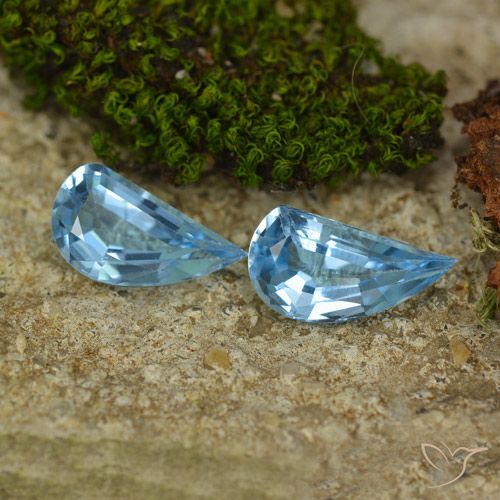 2.71ctw Naturel Bleu ciel Topaze, Fantaisie, VVS-VS