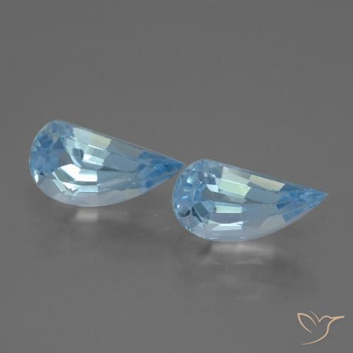 2.85ctw Naturel Bleu ciel Topaze, Fantaisie, VVS-VS