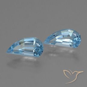 Achetez naturel 2.87ct Bleu ciel Topaze gems, Forme fantaisie, En provenance Brésil chez GemSelect. En stock, livraison internationale!