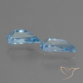 Achetez naturel 2.87ct Bleu ciel Topaze gems, Forme fantaisie, En provenance Brésil chez GemSelect. En stock, livraison internationale!