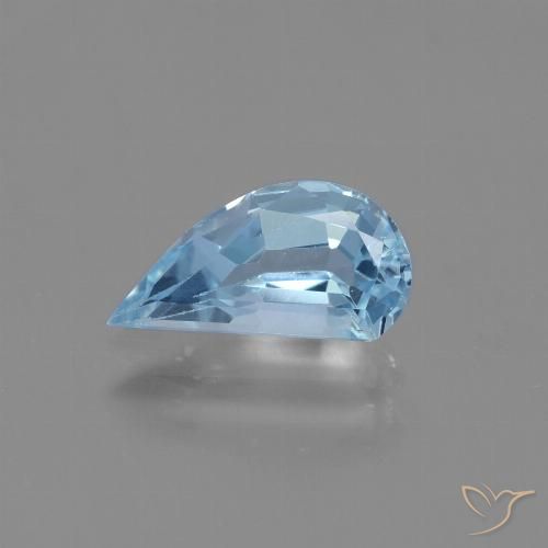 1.39ct Naturel Bleu ciel Topaze, Fantaisie, VVS-VS