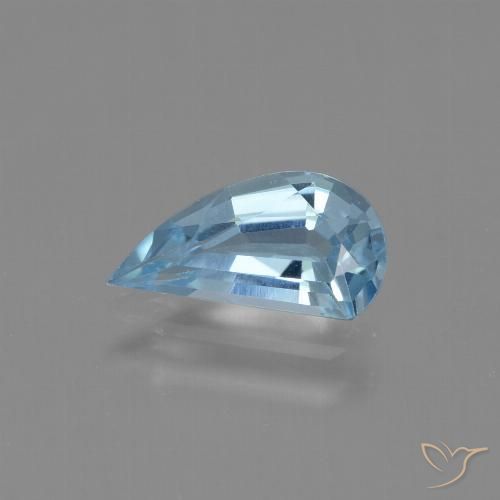 1.33ct Naturel Bleu ciel Topaze, Fantaisie, VVS-VS