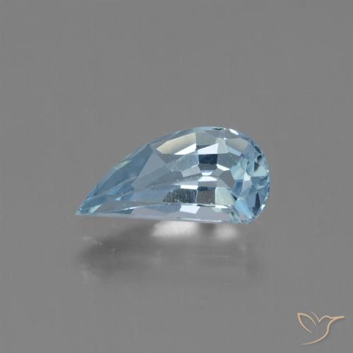 1.32ct Naturel Bleu ciel Topaze, Fantaisie, VVS-VS