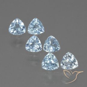 Shop natural 1.86ct Bleu ciel Topaze gems, Trillion, from Brésil at GemSelect. In stock, global shipping!