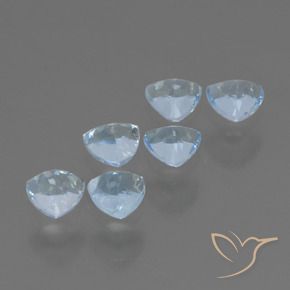 Shop natural 1.86ct Bleu ciel Topaze gems, Trillion, from Brésil at GemSelect. In stock, global shipping!