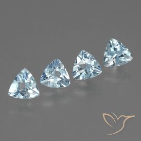 Achetez naturel 2,04ct bleue topaze gems, trillion, en provenance brésil chez gemselect. en stock, livraison internationale!