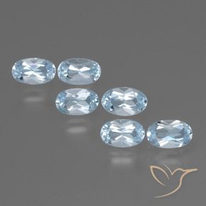 Achetez naturel 1,84ct bleue topaze gems, coupe ovale, en provenance brésil chez gemselect. en stock, livraison internationale!