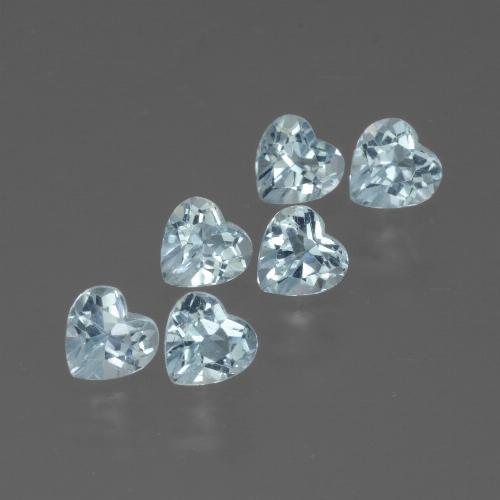 Achetez naturel 1.71ct Bleu ciel Topaze gems, Forme de coeur, En provenance Brésil chez GemSelect. En stock, livraison internationale!