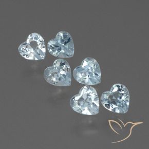 Shop natural 1.67ct Bleu ciel Topaze gems, Cœur, from Brésil at GemSelect. In stock, global shipping!