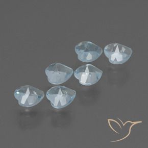 Shop natural 1.67ct Bleu ciel Topaze gems, Cœur, from Brésil at GemSelect. In stock, global shipping!