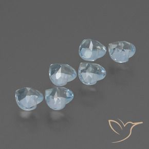 Shop natural 1.73ct Bleu ciel Topaze gems, Cœur, from Brésil at GemSelect. In stock, global shipping!