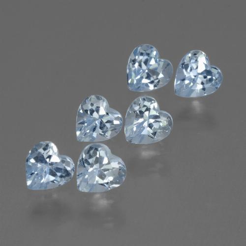 Achetez naturel 1,94ct bleue topaze gems, forme de coeur, en provenance brésil chez gemselect. en stock, livraison internationale!