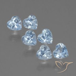 Shop natural 2.11ct Bleu ciel Topaze gems, Cœur, from Brésil at GemSelect. In stock, global shipping!