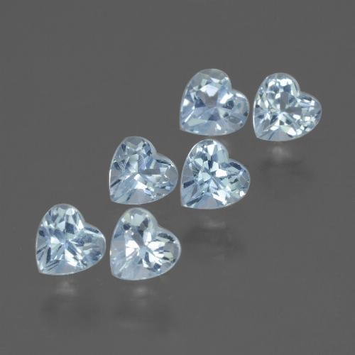 Achetez naturel 1.96ct Bleu ciel Topaze gems, Forme de coeur, En provenance Brésil chez GemSelect. En stock, livraison internationale!