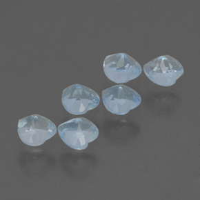 Achetez naturel 1.96ct Bleu ciel Topaze gems, Forme de coeur, En provenance Brésil chez GemSelect. En stock, livraison internationale!