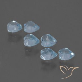 Shop natural 1.76ct Bleu ciel Topaze gems, Cœur, from Brésil at GemSelect. In stock, global shipping!