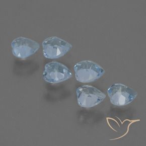 Shop natural 1.69ct Bleu ciel Topaze gems, Cœur, from Brésil at GemSelect. In stock, global shipping!