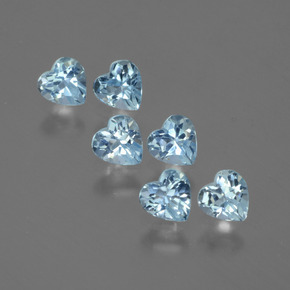 Achetez naturel 1.75ct Bleu ciel Topaze gems, Forme de coeur, En provenance Brésil chez GemSelect. En stock, livraison internationale!