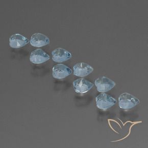 Shop natural 2.91ct Bleu ciel Topaze gems, Cœur, from Brésil at GemSelect. In stock, global shipping!
