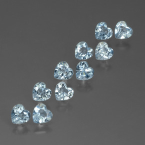 Achetez naturel 2,68ct bleue topaze gems, forme de coeur, en provenance brésil chez gemselect. en stock, livraison internationale!