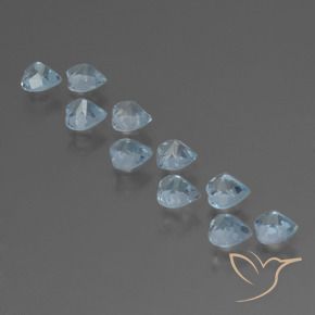 Shop natural 2.95ct Bleu ciel Topaze gems, Cœur, from Brésil at GemSelect. In stock, global shipping!