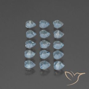 Shop natural 4.31ct Bleu ciel Topaze gems, Cœur, from Brésil at GemSelect. In stock, global shipping!