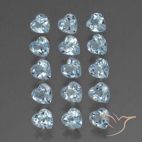 Shop natural 4.49ct Bleu ciel Topaze gems, Cœur, from Brésil at GemSelect. In stock, global shipping!